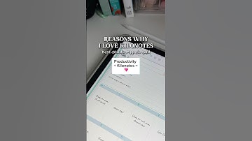 iPad Study App Changed my Student Life!  💻✨#DigitalNotetaking #Kilonotes #AestheticNotes