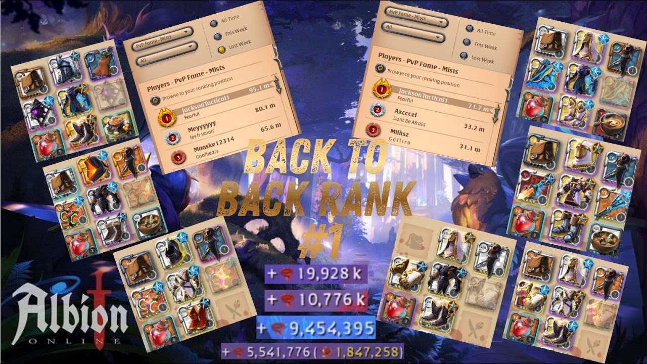⚔️ BACK TO BACK RANK #1 MISTS! ⚔️ Over 500 Million in Kills 8.4 8.3