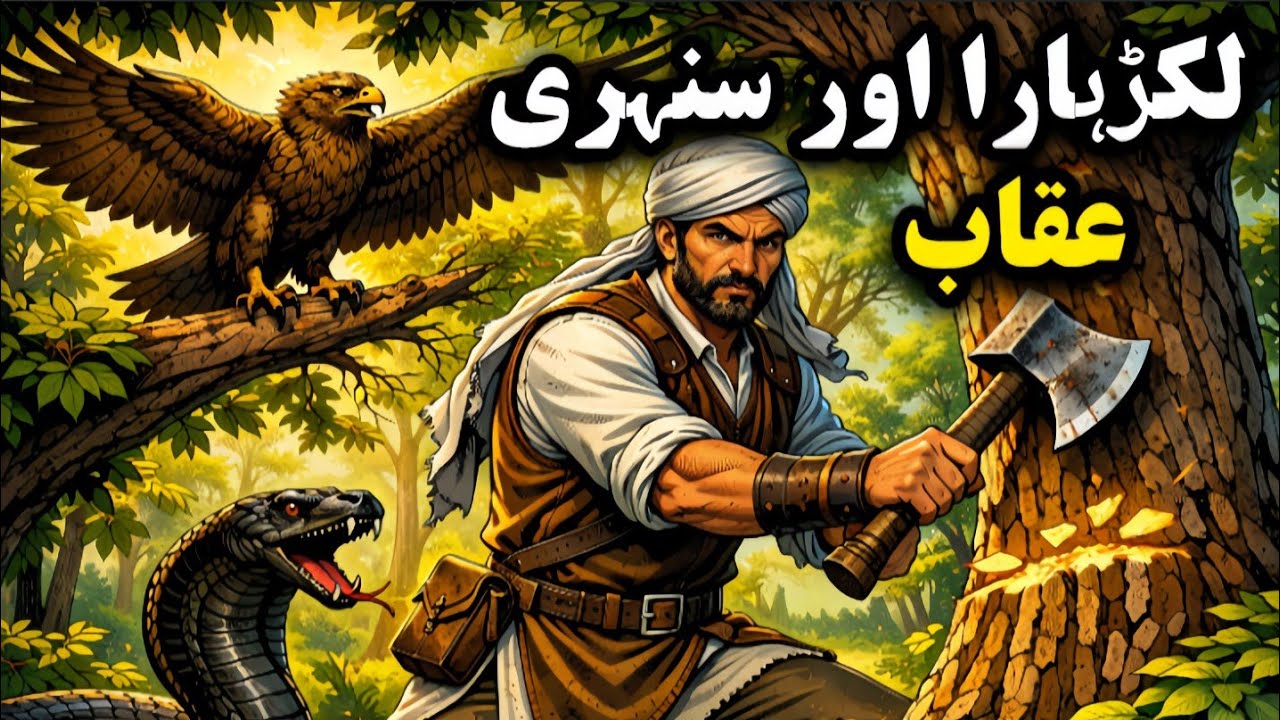 Lakadhara Our Sonehri Oukab | Urdu Moral Story | Emotional Story 