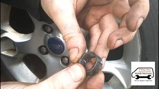 Sleeved / Collared Locking Wheel Nut Removal