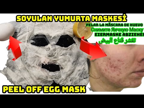 Peel Off Your Face with Paper Egg Mask  ! Get rid of Blackhead-Spots and Unwanted Hair @Hobifun.Com