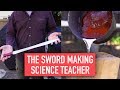 We wish this guy was our science teacher! He shows his students how to make swords