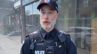 Cops respond to a camera emergency.