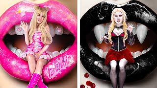 Vampir vs. Barbie im echten Leben! Wie man in der Schule beliebt wird!