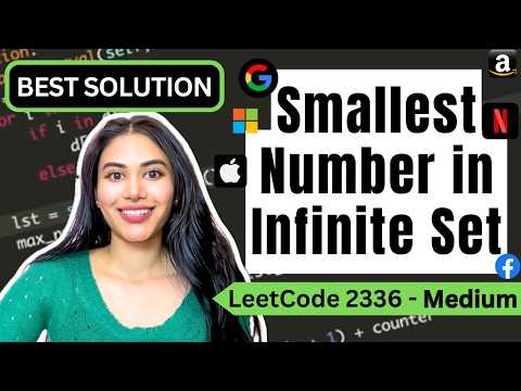 Smallest Number in Infinite Set #leetcode #leetcode75