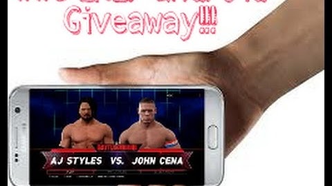wwe 2k17/wwe 2k16 for android || giveaway !!! || 2017 || Real || wr3d mod ||