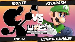 UAS II Finale - Monte (Game & Watch) Vs. Kiyarash (Luigi) Smash Ultimate - SSBU