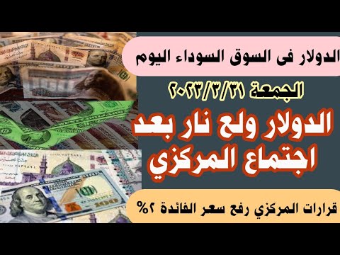 سعر الدولار في السوق السوداء والبنوك #أسعار_الدولار بعد اجتماع المركزي #سعر_الدولار_في_مصر_اليوم