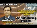 Lec - 04 | ME | Manufacturing Process by Manish sir | Fundamental of Metal Forming Process-IV