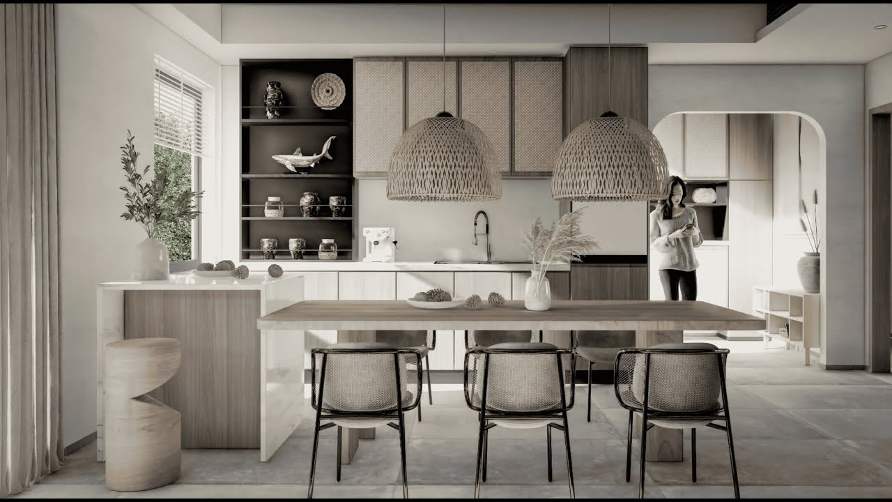 SketchUp Kitchen Modeling Tutorial || Stunning Lumion Renders Made Easy || RK STUDIO ||