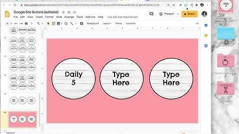 Google Sites: customizing your button into a circle