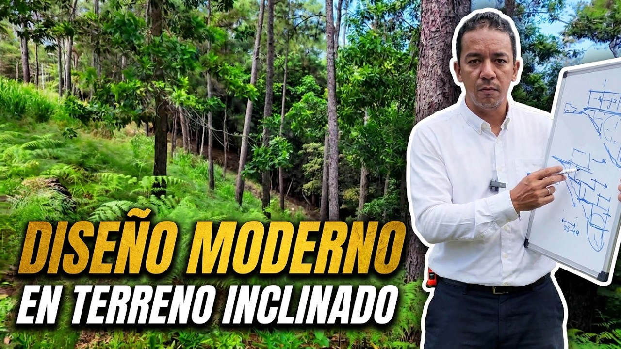 Diseño moderno en terreno inclinado: así se aprovecha todo su potencial | Arquitecto Calderón