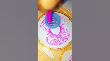 The Art Spirograph Ruler | Golap Fuler Kata 🥀💥 | #shorts #spirograph #Atik_official