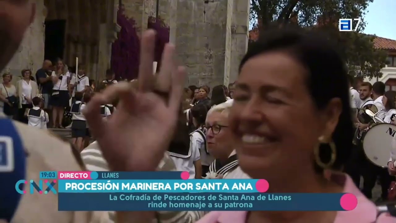 Procesión Marinera de Santa Ana en Llanes