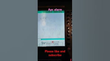 Apc alarm need reference return