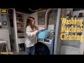 4K Cleaning Routine Removing Stubborn Stains | Washing Machine &amp; Sofa Deep Cleaning | try-on hauls
