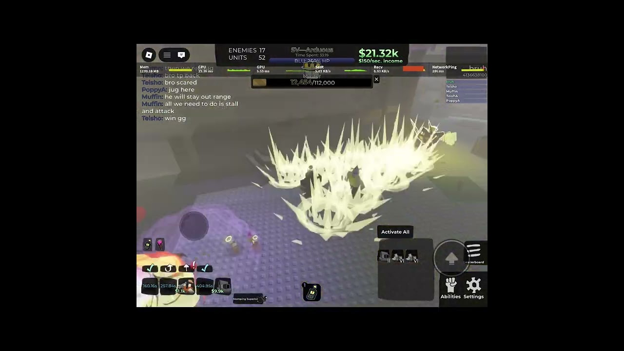 beating arduous in world tower defense v1.18.1