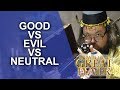 Great Role Player - Good versus evil versus neutral alignment - Player Character Tips