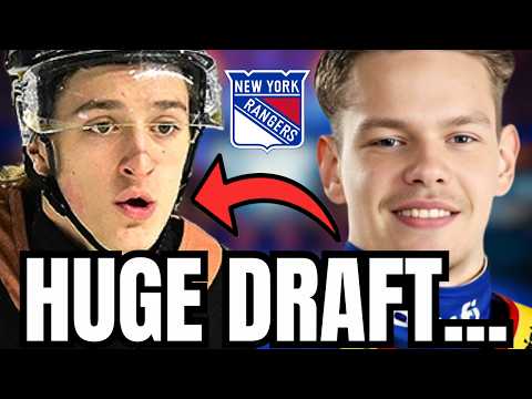 GRADING EACH New York Rangers PICK from the 2026 NHL DRAFT…