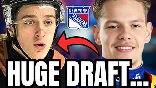 GRADING EACH New York Rangers PICK from the 2026 NHL DRAFT…