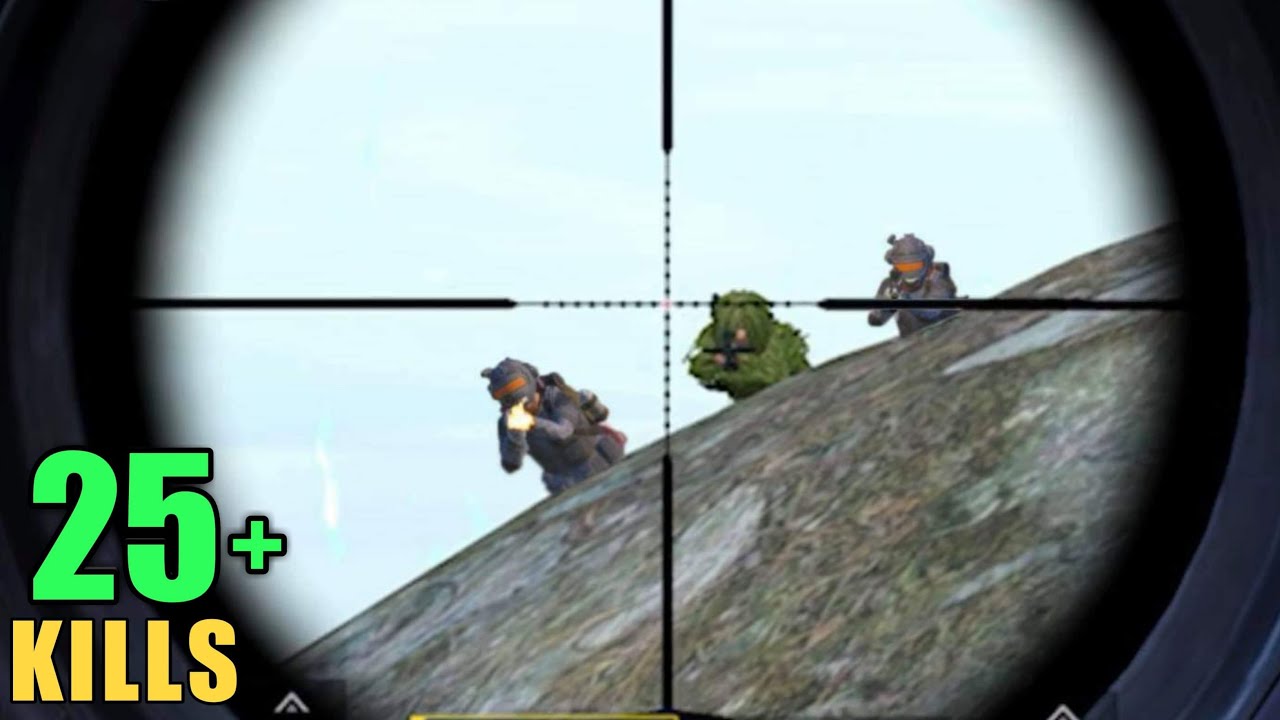 AWM VS 3 SNIPERS | AGGRESSIVE GAMEPLAY | PUBG MOBILE