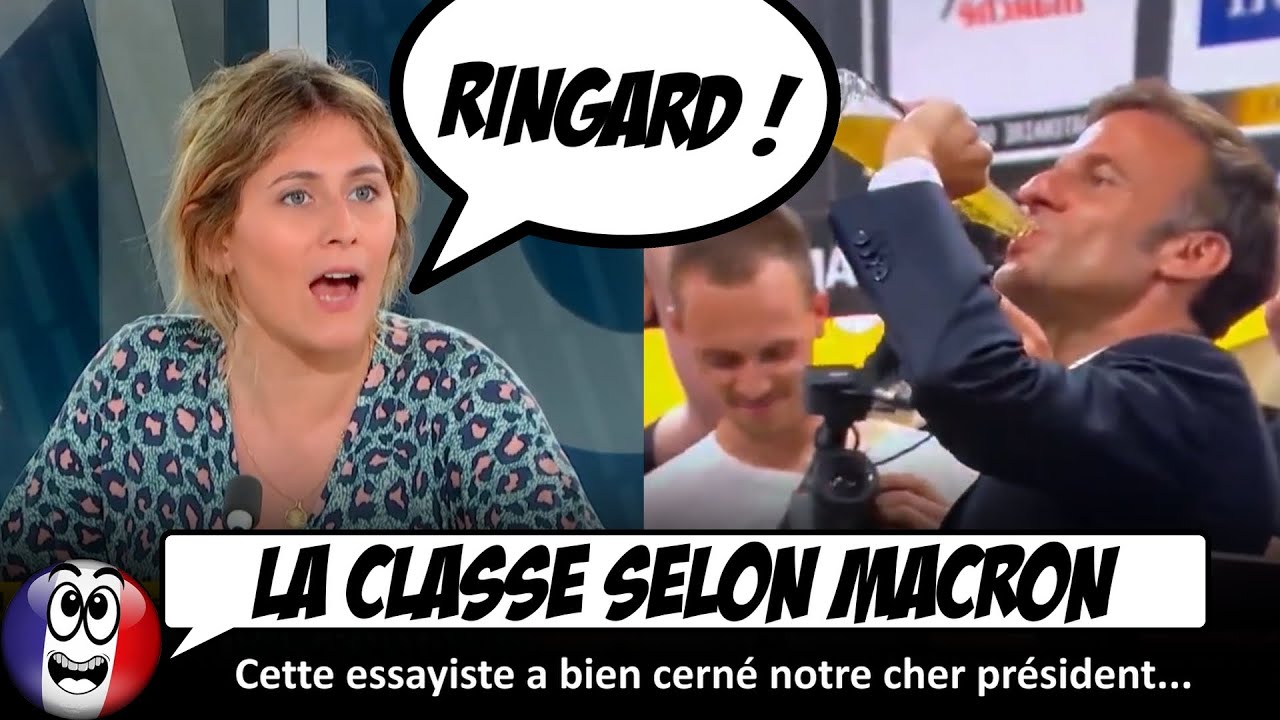 ⁣"Macron a un côté BEAUF d'école de commerce", pour cette jeune et pétulante essayiste.