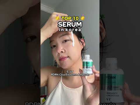 MY TOP 10 SERUMS! 😱 #skincare #koreanskincare #kbeauty #skincareranking #serums