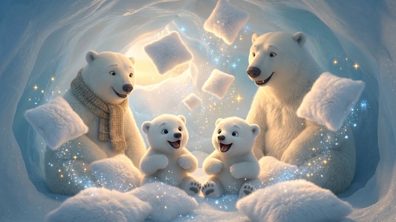 Dance & Giggle | Polar Bear Pillow Party Song for Toddlers - YouTube