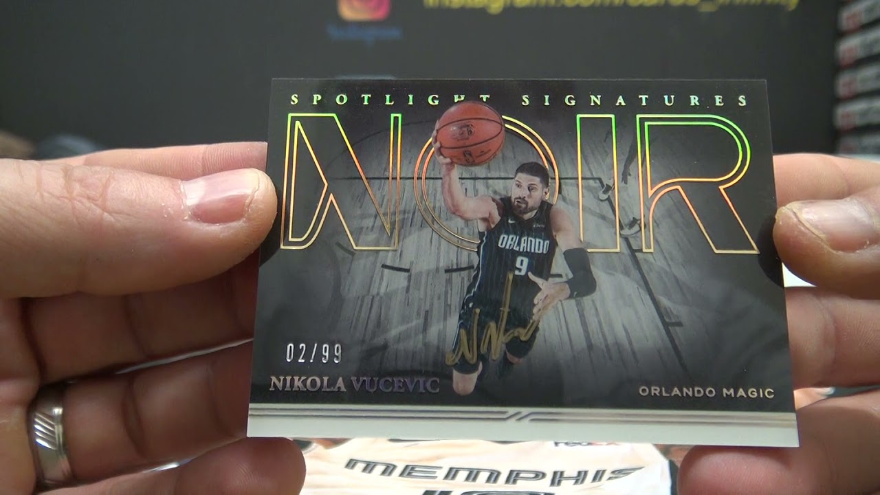 2020/21 Panini NOIR NBA Basketball 2 Box Serial 