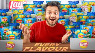 We Tried Crazy Lays Flavors from USA, Pakistan, China & Russia 🤯🌎
