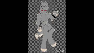 Speed draw of my other fursona. same base as ikuro cred to Lil'K9 on deviant art! named sumire #art