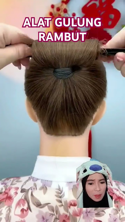 ALAT GULUNG RAMBUT #sanggul #rambut #sanggulmodern #jepit #konde #reaction