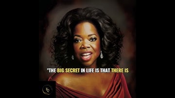 OPRAH WINFREY GIVES US THE SECRET TO LIFE!