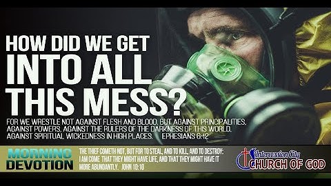 HOW DID WE GET IN ALL THIS MESS 1 tim 6 20