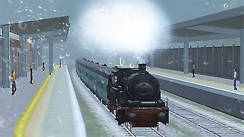 Train Sim - Japan Using Prussian T 18 at Rainy Day - Simulasi Kereta Api