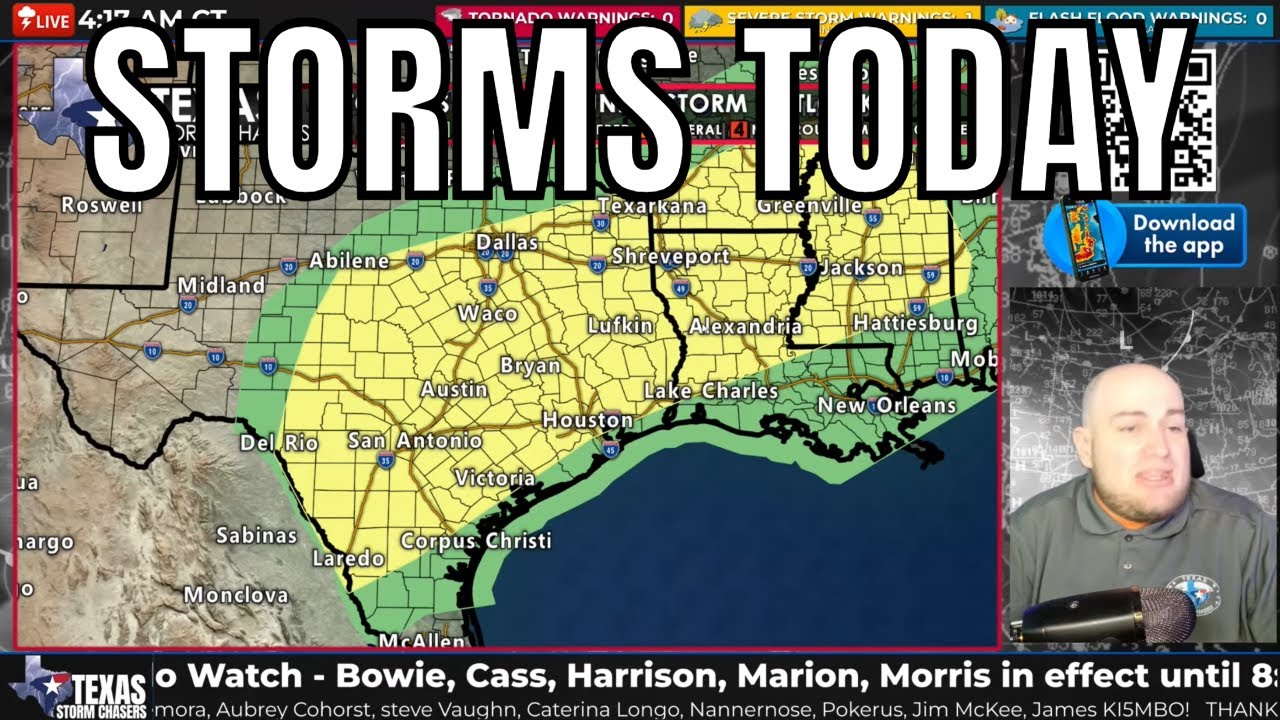 Texas Severe Weather Update – Tornado Damage in NE Texas, Storms Moving Across the State