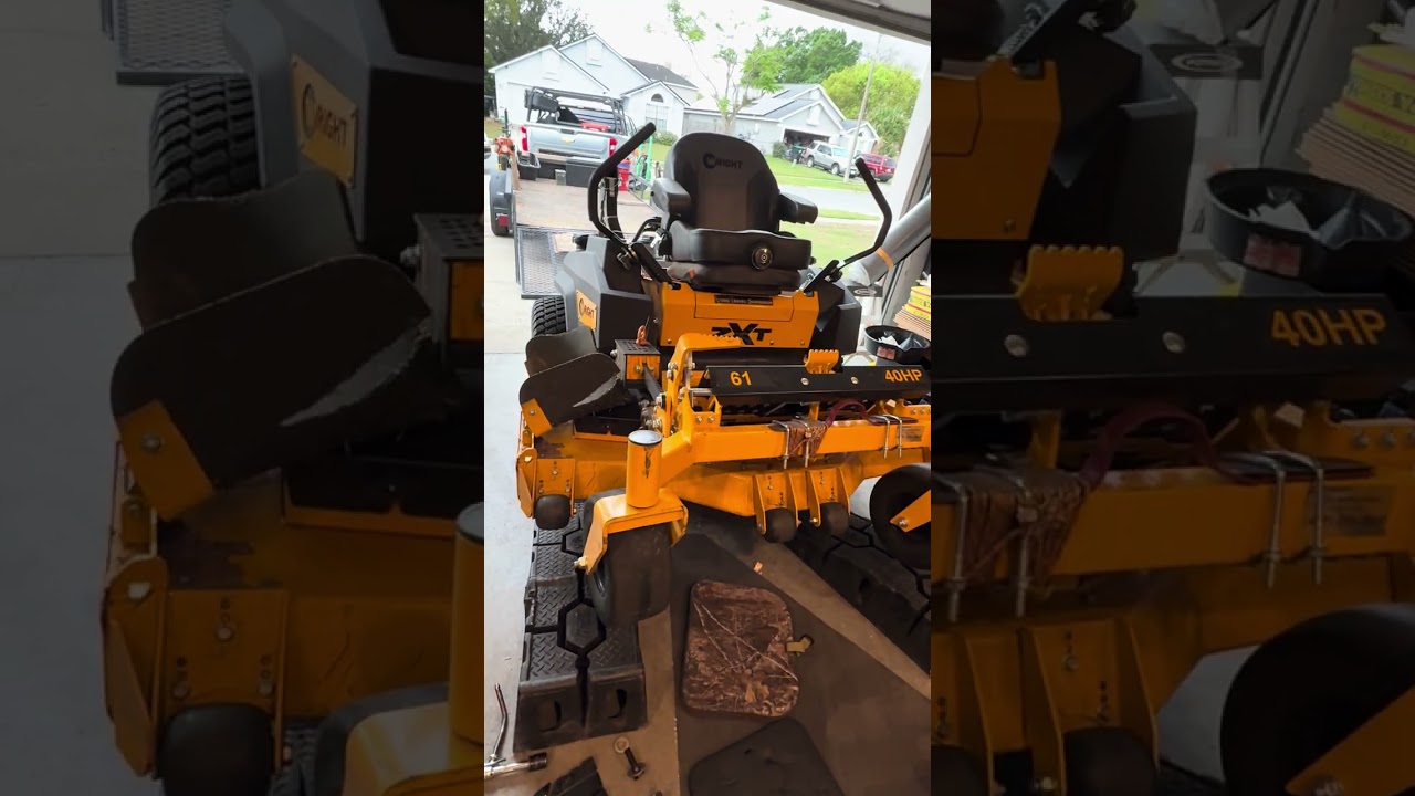 Wright ZXT 61 inch zero turn 97 hour review - YouTube