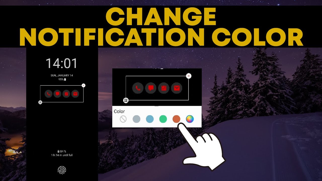 Change Notifications Color On Lock Screen || GoodLock [2024] - YouTube