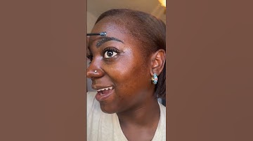 name a better brow glue 🫢 ill wait… yall ATE this up 🤝🏾✨🤍