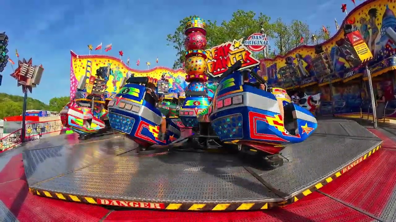 Break Dancer off ride kirmes aachen Ocher bend 2025 (de)