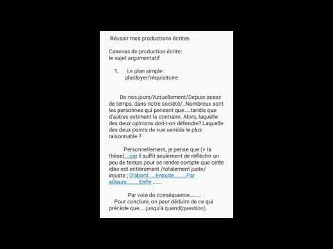 canevas-de-production-écrite:-le-sujet-argumentatif-1