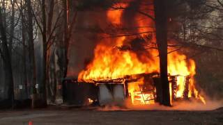 Hebron, CT Fire Dept - Controlled Burn 10-31-2010 Part 2