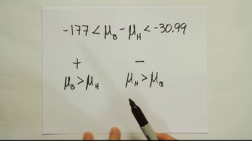 Interpreting an Interval for the Difference between Two Means, Problem 3