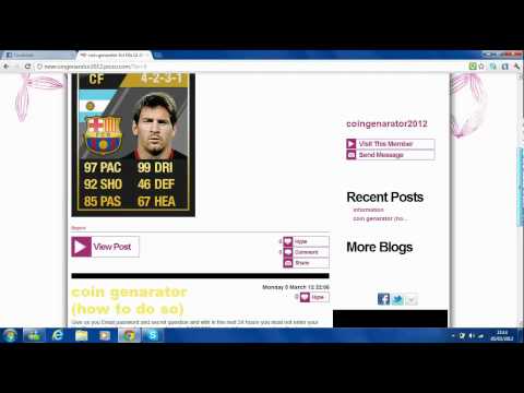 fifa 12 ultimate team working coin generator (7,000,000 with in 24 hours)