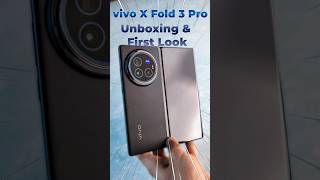 vivo X Fold 3 Pro: Unboxing and First Look | #Foldable