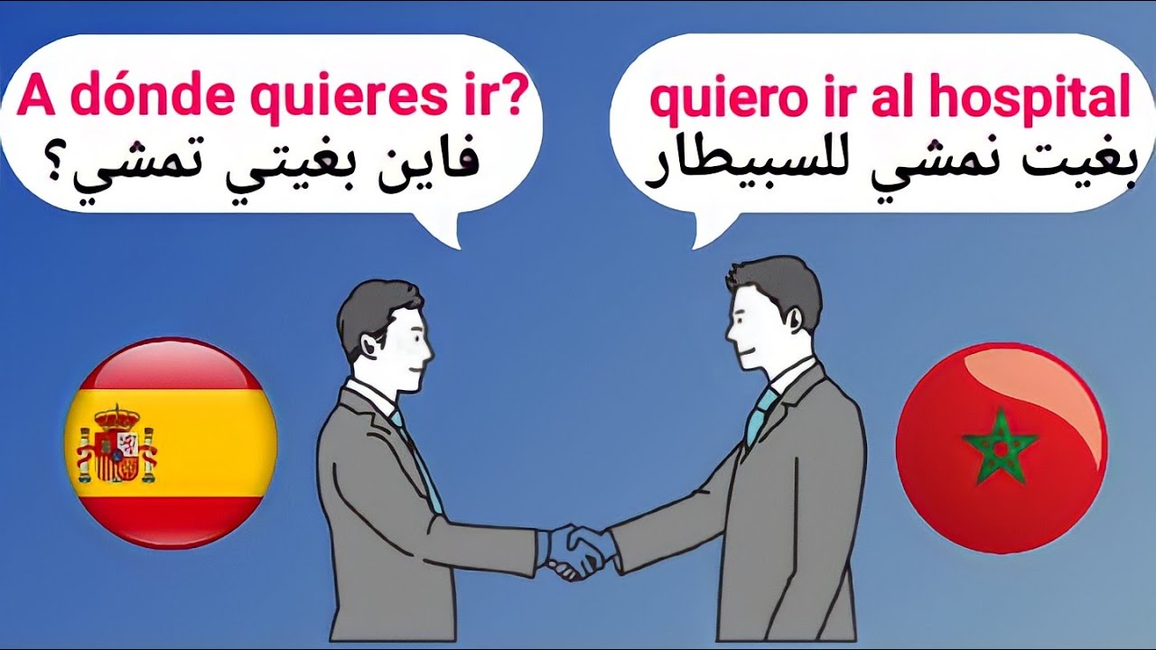 #تعلم_اللغة_الاسبانية بطريقة سهلة و سريعة | الحوار 1 | تعلم اللغة الاسبانية للمبتدئين