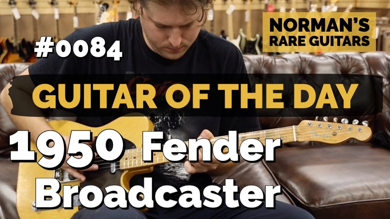 Download Guitar of the Day: Original 1950 Fender Broadcaster #0084 | Norman's Rare Guitars