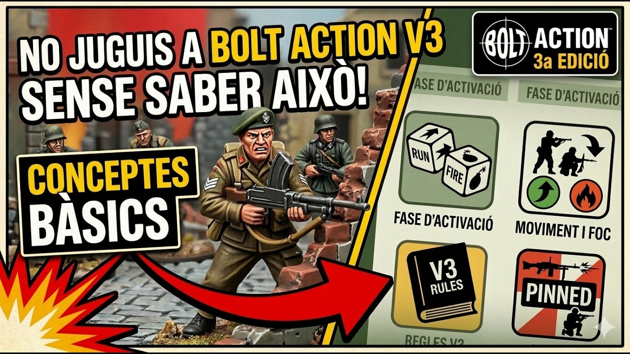 No juguis a Bolt Action V3 sense saber això! conceptes bàsics (podcast en Català generat amb IA)