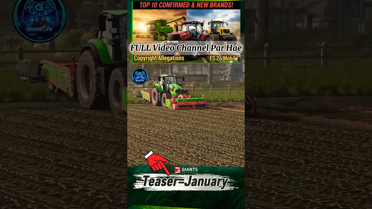 FS26 Mobile Kab Aayega? 🤔 Brand List & New Machinery Revealed! | Gaming Life