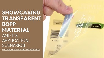 Sailing Company: Showcasing Transparent BOPP Label Material and Its Application Scenarios